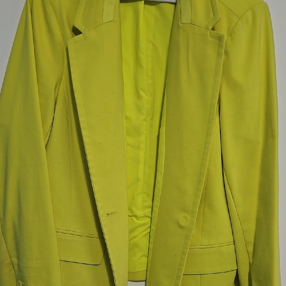 Lane Bryant Vibrant Yellow Women's Blazer - Picture 4 of 4